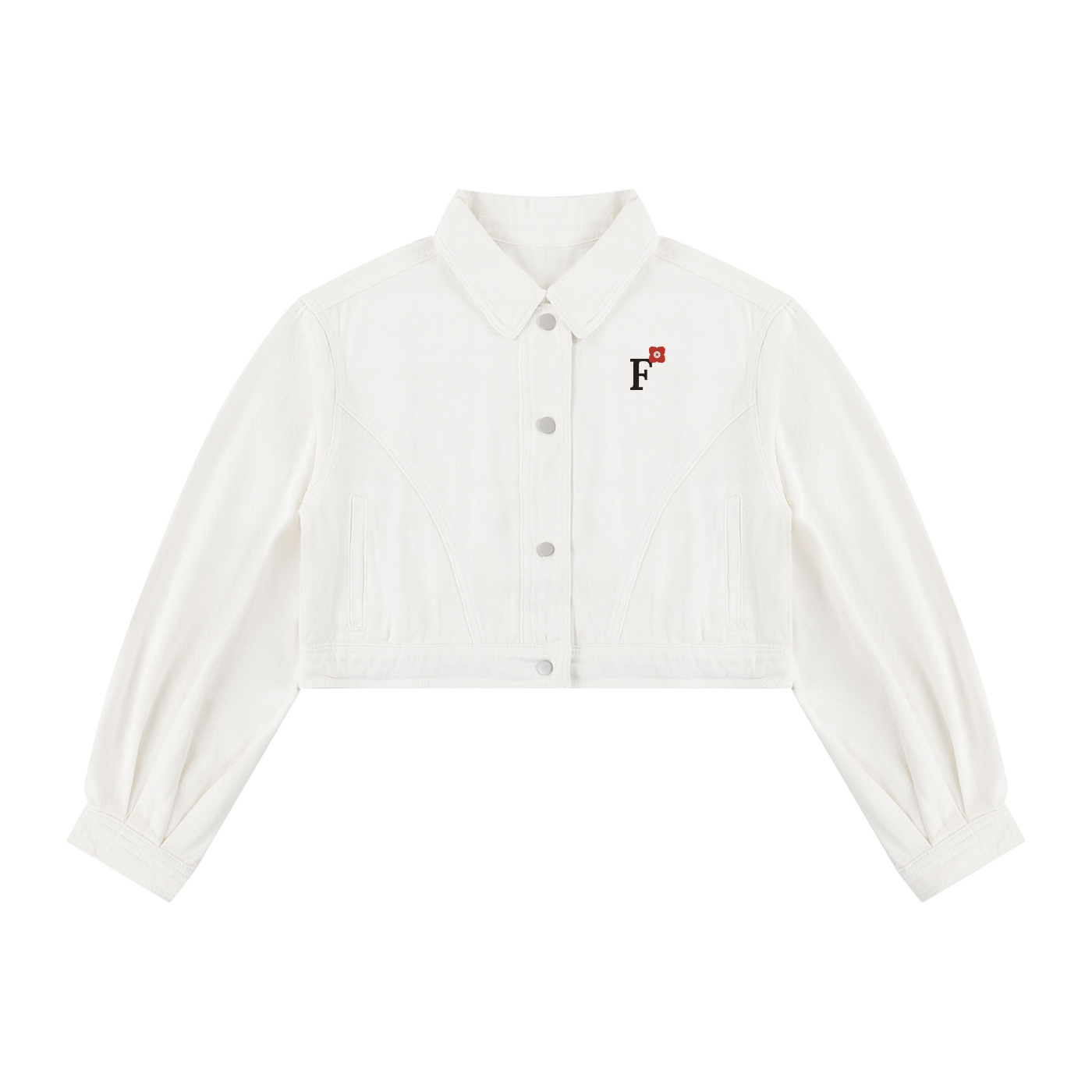 Fabloom Crop Denim Jacket
