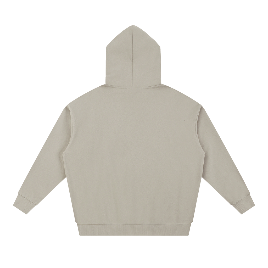Hood's hoodie — Cream, back view.
