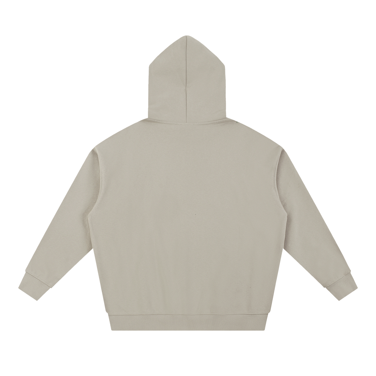 Hood's hoodie — Cream, back view.