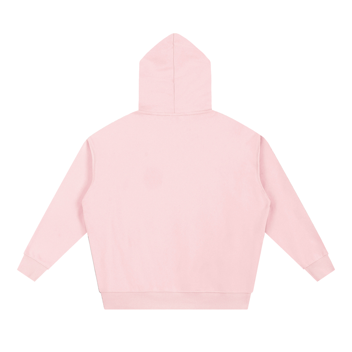 Hood's hoodie — Pink, back view.