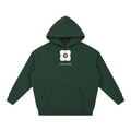 Hood's hoodie — Green, front view.