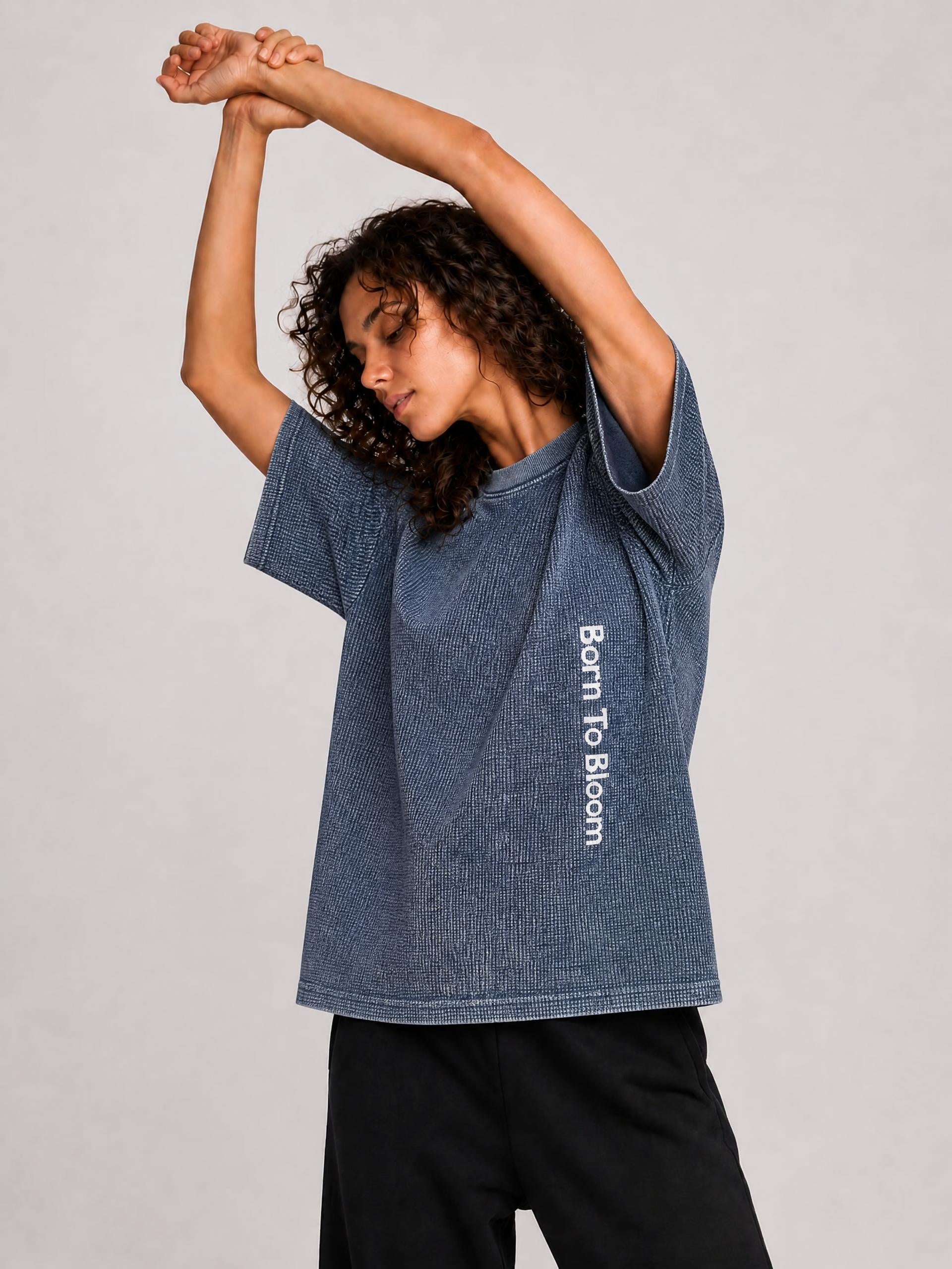 The Waffle Fade Boxy Tee.