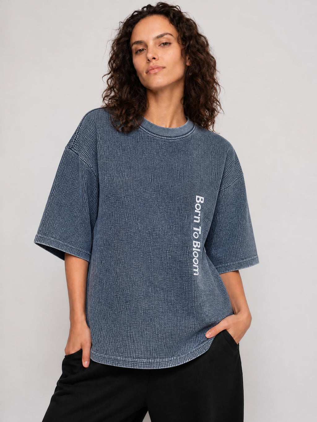 The Waffle Fade Boxy Tee.