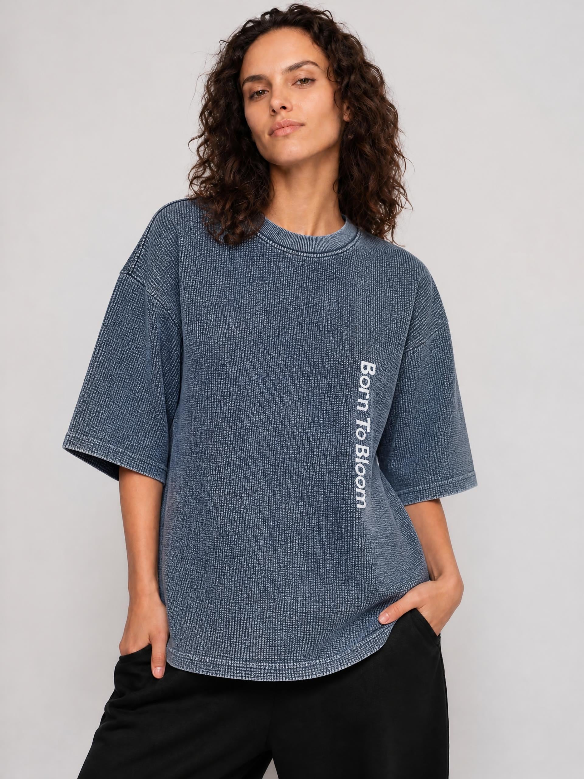 The Waffle Fade Boxy Tee.